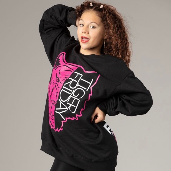 Tiger Friday | Tops | Street Ink Oversized Tf Sweatshirt | Poshmark
